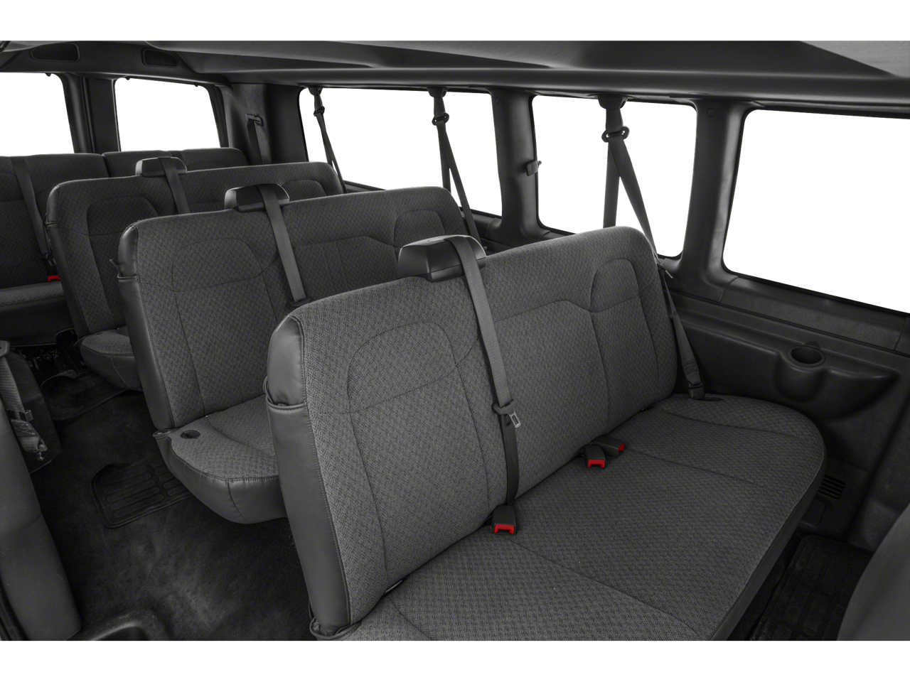 2024 Chevrolet Express 3500 Passenger LT Extended Van 3D