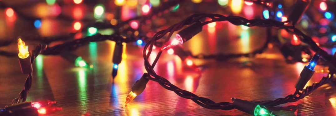String of Colorful Christmas Lights