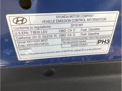 2019 Hyundai Ioniq Plug-in Hybrid Hatchback 4D