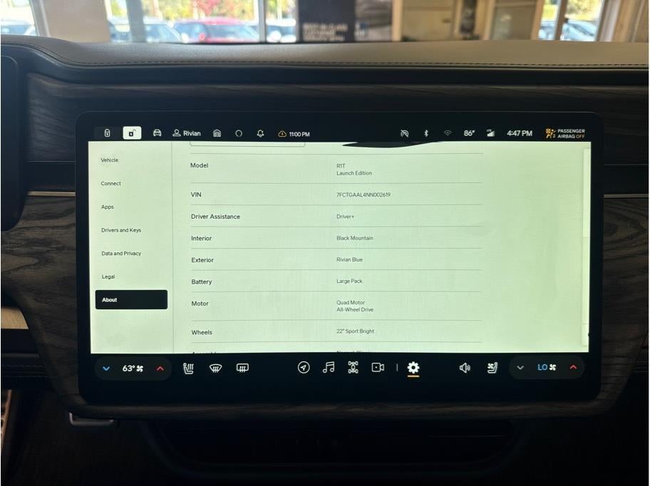 2022 RIVIAN R1T Launch Edition Pickup 4D 4 1/2 ft