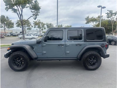 2024 Jeep Wrangler 4xe Willys 4xe Sport Utility 4D