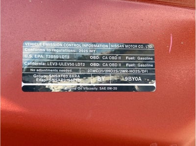 2025 Nissan Frontier Crew Cab PRO-4X Pickup 4D 5 ft