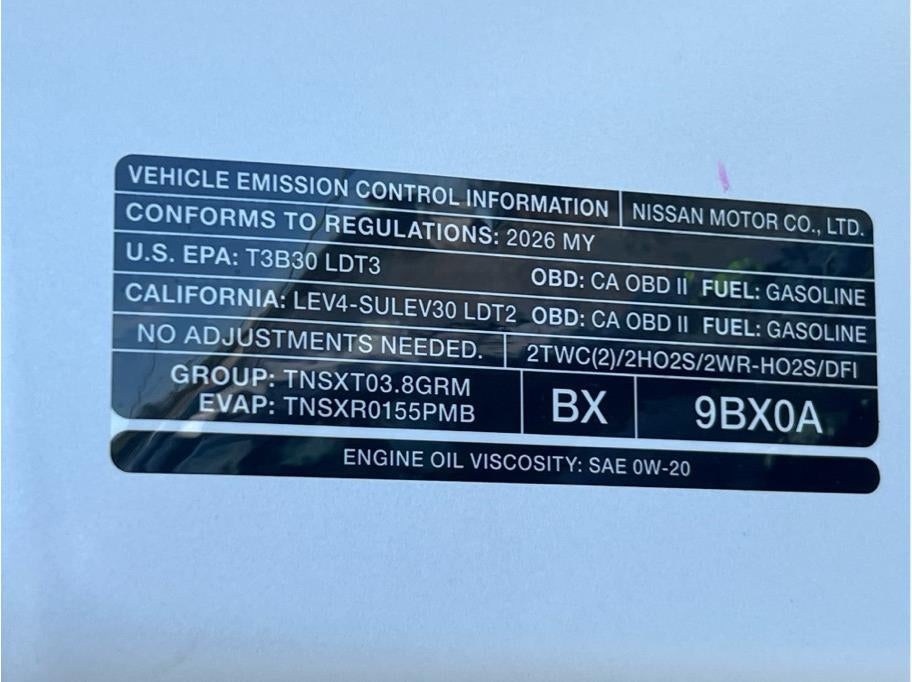 2026 Nissan Frontier SV Crew Cab