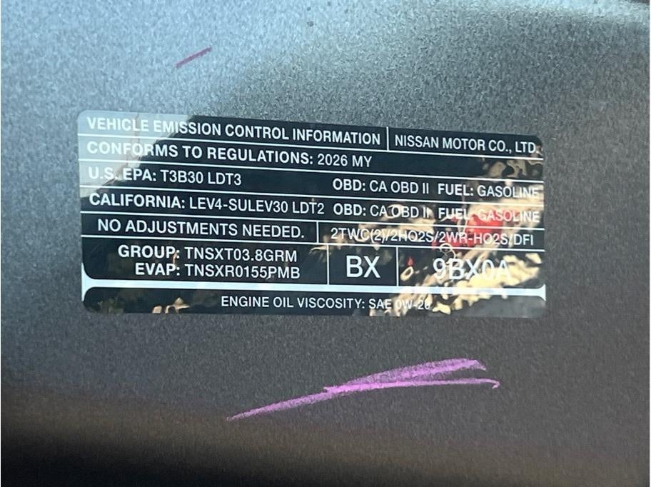 2026 Nissan Frontier SV Sport Utility 4D