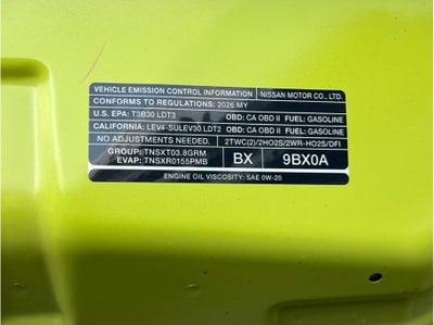 2026 Nissan Frontier PRO-4X