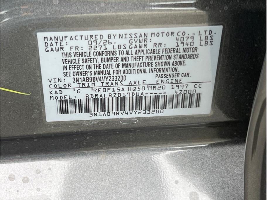 2027 Nissan Sentra S