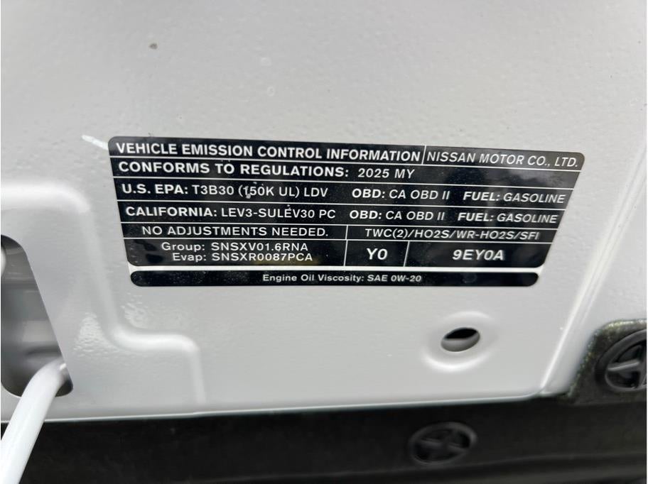 2025 Nissan Versa SV Sedan 4D