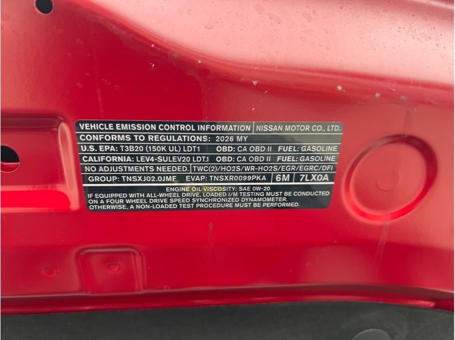 2026 Nissan Kicks SV