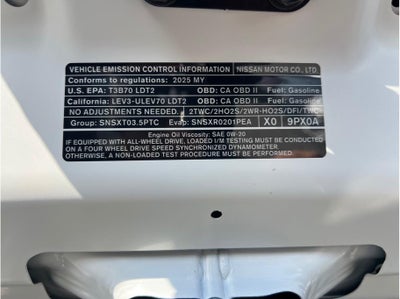 2025 Nissan Pathfinder SV Sport Utility 4D