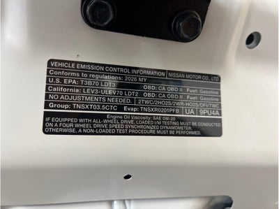 2026 Nissan Pathfinder SV AWD
