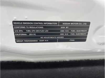 2026 Nissan LEAF S PLUS Hatchback 4D