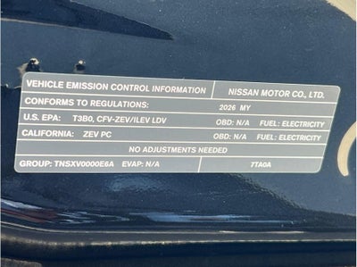 2026 Nissan LEAF S PLUS Hatchback 4D
