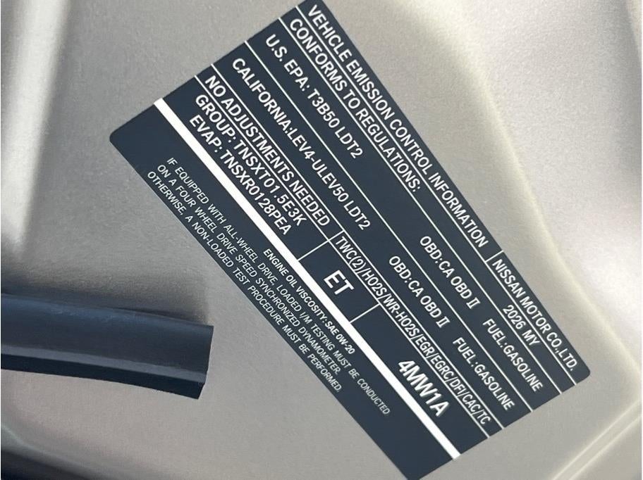 2026 Nissan Rogue Platinum (2026.5) Sport Utility 4D