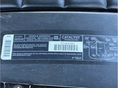 2000 Chevrolet Corvette Convertible 2D