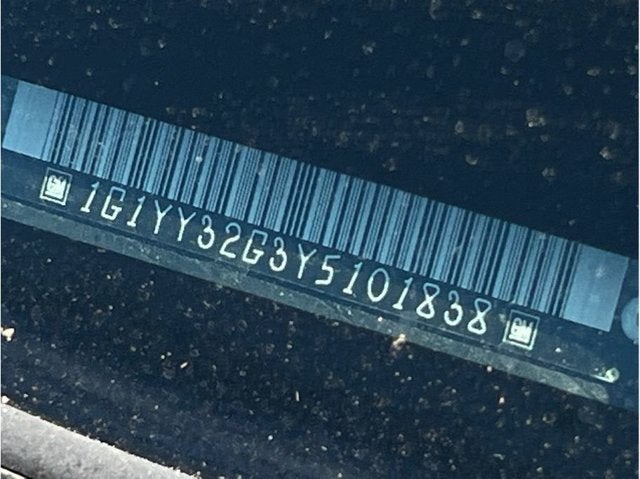2000 Chevrolet Corvette Convertible 2D