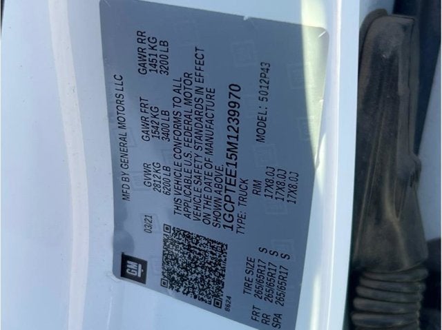 2021 Chevrolet Colorado Crew Cab ZR2 Pickup 4D 5 ft