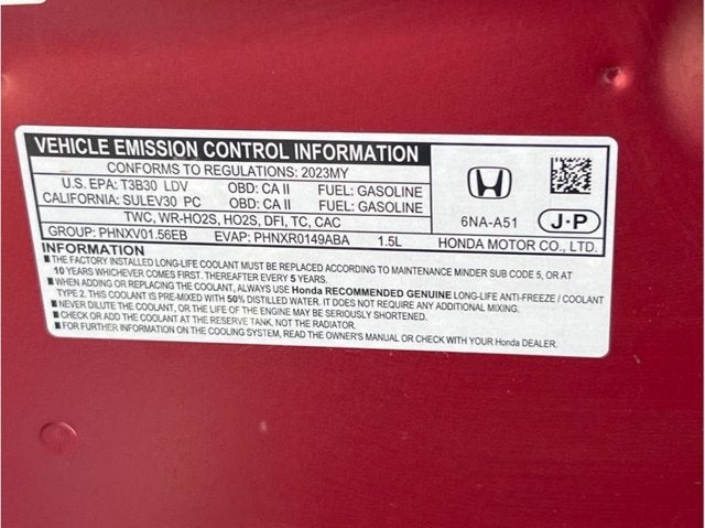 2023 Honda Accord EX Sedan 4D