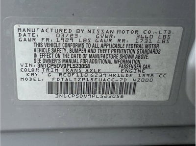 2023 Nissan Kicks SR Sport Utility 4D