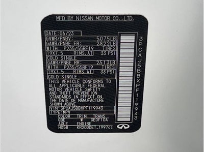 2023 INFINITI QX50 LUXE Sport Utility 4D