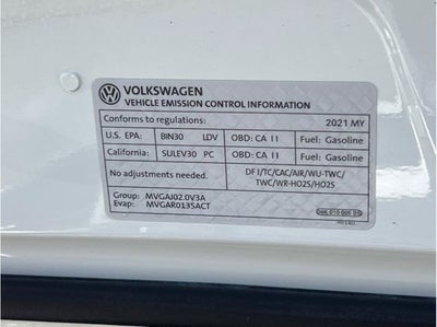2021 Volkswagen Tiguan SE 4MOTION Sport Utility 4D