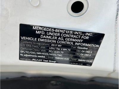 2017 Mercedes-Benz C-Class C 300 Sedan 4D