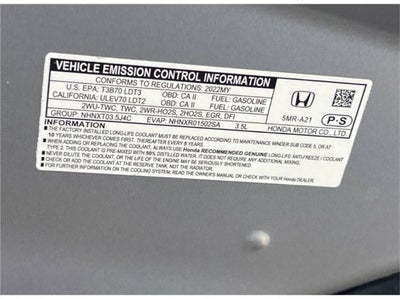 2022 Honda Odyssey EX Minivan 4D