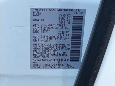 2027 INFINITI QX60 AUTOGRAPH Sport Utility 4D