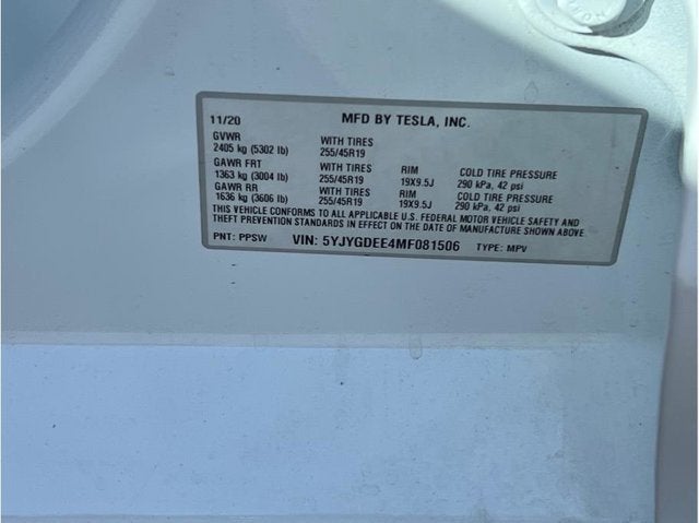 2021 Tesla Model Y Long Range