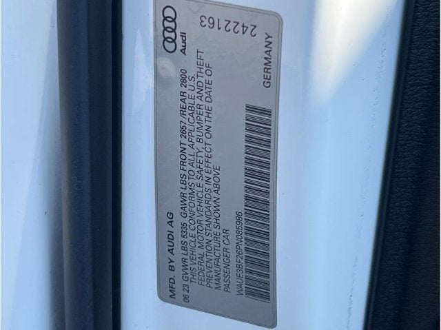 2023 Audi A6 45 TFSI Premium Plus Sedan 4D